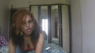 Indian Sex Video Of Amateur Pornstar Lily Stripping Tease In bedroom 