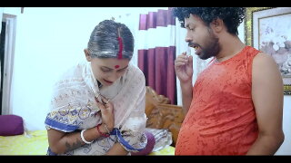 Sudipa Playing A Role Of Mature Indian Aunty Having Sex With Young Man 