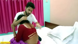 Indian hot bhabhi roleplay amateur sex with teen boy! Clear dirty audio 