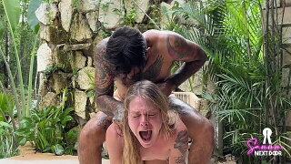 Intense anal fuck with tourist in Mexico 