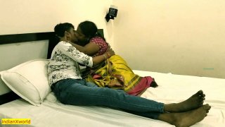 Indian husband fucking wife’s sister with dirty taking but he gets caught by wife! 