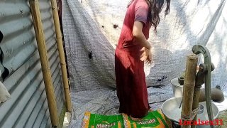Desi Wife Bathroom sex In Outdoor (Official video By Localsex31) 